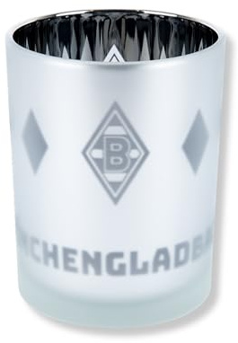 Borussia Mönchengladbach Windlicht | Offizieller Fanartikel Fohlenshop | Weihnachtsdeko für Gladbach Fans Weihnachten