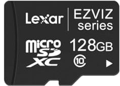 EZVIZ Carte Micro SD 128Go, Carte Mémoire microSDHC, Vitesse de Lecture Allant jusqu'à 90MB/S, Classe 10, U3, UHS-I