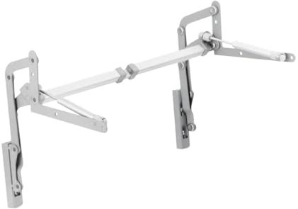 KESOTO Bisagras para Armarios, Soporte Vertical, Accesorios de Cocina, Aleación de Zinc, Mecanismo de Elevación, Plata Sin Búfer