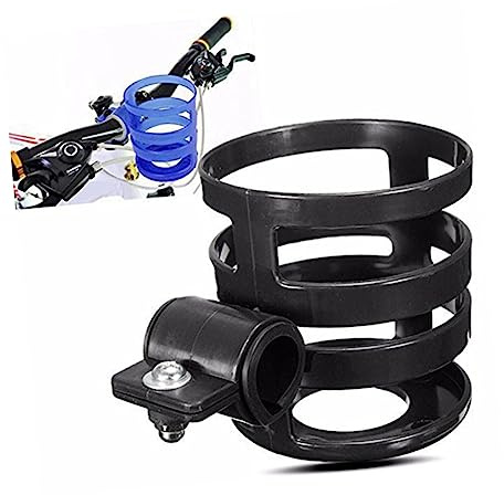 BESPORTBLE 2Pièces Bouteilles Pour Poussette De Supports Universels Noir Compatible Bouteilles Eau Facile à Installer Et Adapté Aux Vélos Fauteuils