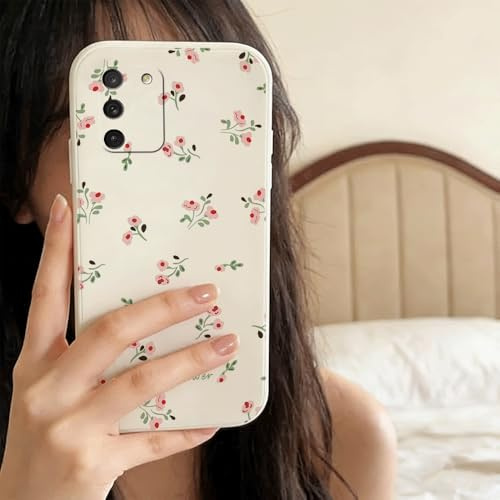 QIODAYI Kompatibel mit Samsung Galaxy S10 Lite | Aromatische Kleine Blumen TPU Silikon Handy-Hülle