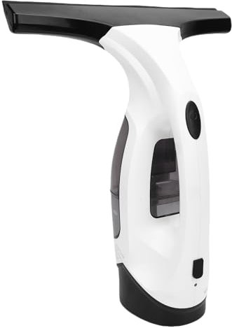 Asixxsix Spazzola aspirante per finestre, Strumento Elettrico Automatico a Batteria per Pulire per docce, specchi, finestre, Piastrelle, vetri, (Plug dell'UE 100-240V)
