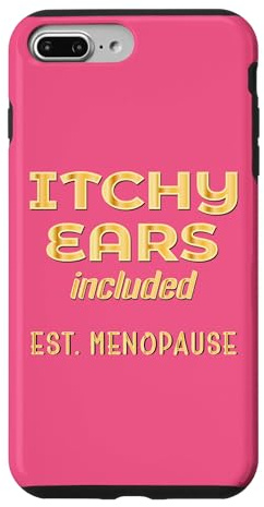 Women Perimenpause Ears Menopause Case for iPhone 7 Plus/8 Plus