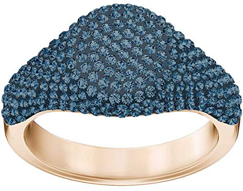 Swarovski Stone Bague pour femme en métal avec cristaux Swarovski Or rose Taille 52 (16.6)