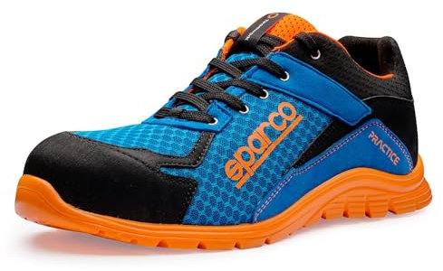 Pratique Chaussures Bleu/Orange Sz