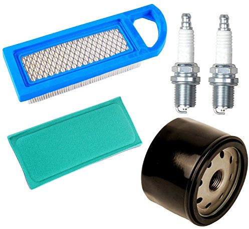 OxoxO Luftfilter Vorluftfilter Ölfilter Zündkerze Ersatz für Briggs & Stratton BS 697153 697014 697014 697634 698083 697015 795115 797008 Stens 102-875 Oregon 30-122222
