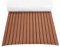 GOTOTOP Non-Slip Boat Flooring Decking Pad, EVA Foam Faux Teak Marine RV Flooring Mat Swimming Pool Self-Adhesive Pad Fit for Yacht, 35 x 94 x 0.24 inch (Dark Brown)