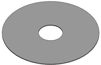 SMOKI Räuchertechnik Plaque de cuisson massive - 80 cm - Extérieur : 20 cm - Épaisseur : 5 mm