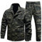 YJKJ Schweißerjacke, Arbeitsjacke, Baumwolle Tarnung Mehrere Taschen Geeignet Für Fabriken, Logistik, Hochbau, Schweißer, Autoreparaturen Usw.,XL