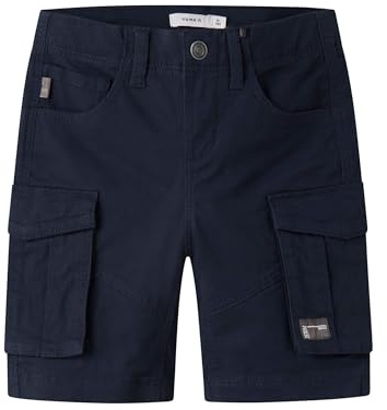 NAME IT Jungen Nkmryan Reg Twi L Shorts 6776-ba Noos Cargos, Dark Sapphire, 134 EU