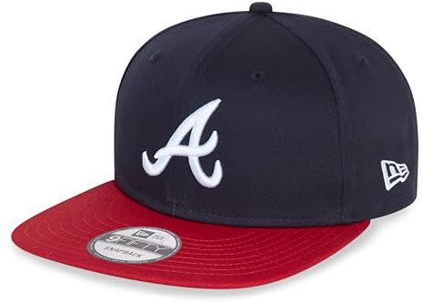 New Era Atlanta Braves MLB Essentials Navy Red 9Fifty Snapback Cap - M - L