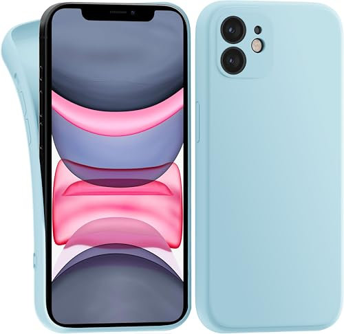 MyGadget Case for iPhone 11 - Cover Ultra Thin TPU - Soft Touch Rubber & Anti-Scratch Shell - Flexible Silicone - Matte Light blue