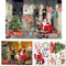 Pegatinas grandes de Navidad para ventanas y árboles de Navidad, adhesivos estáticos de PVC para decoración de ventanas y árboles de Navidad, adhesivos navideños (Papá Noel)