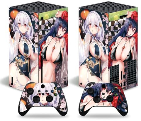 FXCON Protettiva Vinile Pelli Console per X-Box Series X Adesivo Avvolgente con Decalcomanie Controller Wireless Gratuite 98108 Skin Controller