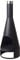 Stufa camino focolare riscaldamento da esterno HWC-K90 acciaio 124x43cm nero