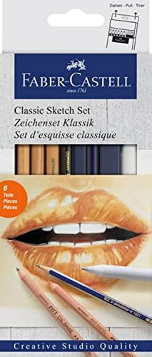 Faber-Castell Zeichenset KLASSIK, 6-teilig 114004