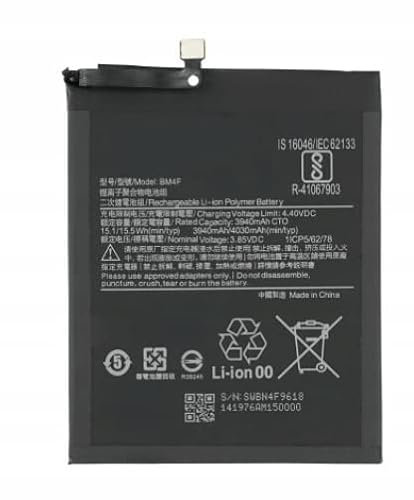 Batterie pour Xiaomi Mi A3 Mi 9 Lite BM4F 4030 mAh