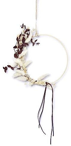 HEITMANN DECO - Trockenblumen Kranz, beige, ca. 20cm