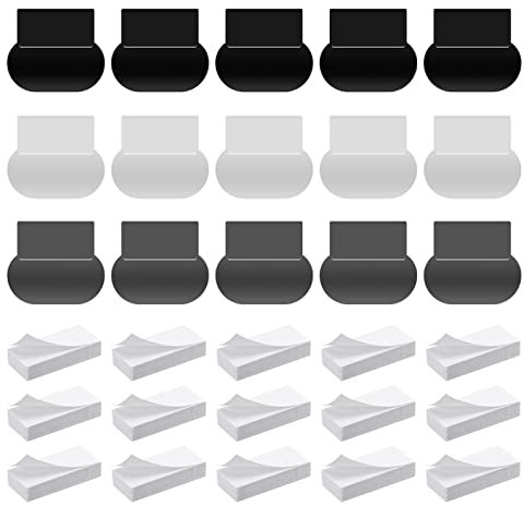 Self-Adhesive Toilet Seat Lifter, Lifter for Toilet Lid, Toilet Seats, No Touch Antibacterial Lifting of Toilet Lid, Antibacterial Lifting for Travel, Home, Bathroom (Pack of 15)