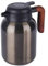 Zelbuck Thermoskanne 1,5L, Kaffeekanne Aus Doppelwandige 316 Edelstahl, Teekanne Mit Abnehmbarem Teesieb, Isolierkanne Mit Holzgriff, 12h Hitze/18h Kält (A3,1500ml)