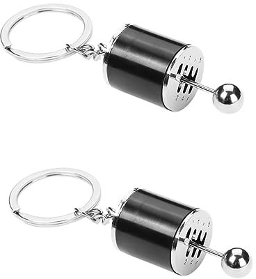 CALLARON 2St Autoschlüsselhalter auto schlüsselanhänger kompakter Schlüsselhalter Anhänger Schlüsselanhänger Gangschalter coole Schlüsselanhänger Schlüsselbund umrüsten Schalthebel Getriebe
