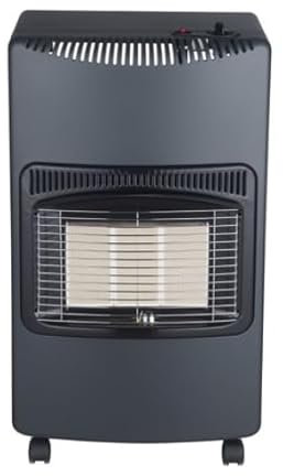 Tepro 4.2kw Gas Heater with IGT - Stylish Outdoor Heating Solution, with 200 Sq. Ft. Coverage, Efficient Infrared Gas Technology, Weather-Resistant Design