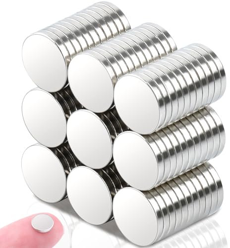 7x1mm Neodym Magnete Extra Stark Kleine Magnete Stark,100 Stücke Mini Magnete Stark Magnete Klein Rund,Magnete für Magnettafel,Magnete für Pinnwand, Kühlschrank,Handwerk Whiteboard,Magnettafel