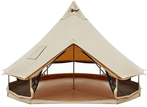 KingCamp Camping Zelt 5m für Gruppen oder Familien Oversize Raum für Luxus Campingzelt in Allen Jahreszeiten