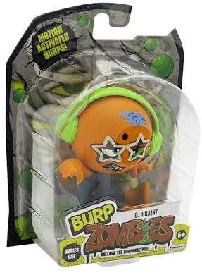 Burp Zombies | Sammelfiguren Scherzartikel DJ Brainz Serie 1 | 10 Witzige, Realistische Rülpser | Geschenke & Lustiges Spielzeug für Kinder ab 5, Wichtel Geschenk Lustig | 8 zum Sammeln