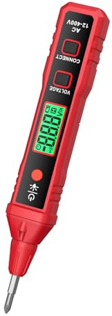 HT91A Tester di tensione CA senza contatto Rilevatore di tensione digitale Penna di prova elettrica AC 12-400V Tester elettrico per giudizio filo vivo/nullo