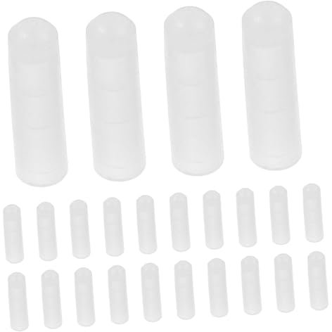 Uonlytech 30pcs File Cabinet Accessories Lock Rod Sleeve Cabinet Locking Rod Cover Cabinet Lock Rod Cover Cabinet Rod Cover Rod Sleeve Accessory Turn Tongue Rod Cover Rod Protector Plastic