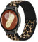 AK Bracelet Galaxy Watch 7/6/5/4/FE 40mm 44mm/Galaxy Watch 6/4 Classic 47mm 43mm 46mm 42mm/avec Samsung Watch 5 Pro 45mm,Bracelets Nylon Tressés élastique Sport un clic Hommes Femmes (Léopard)
