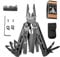 Multifunctional Pliers, 28 in 1 Foldable Multi-Tool with Scissors Knife Saw Bottle Opener Screwdriver Carrying Case Multi-Function Tools for Camping Hiking Fishing Repairing