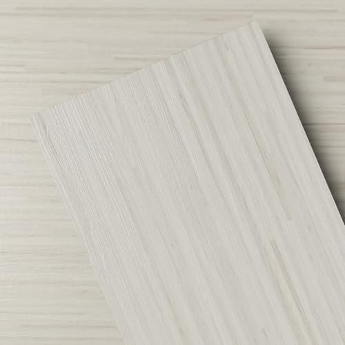 GreenFullHouse Vinyl Flooring Self-Adhesive Floor Peel and Stick Floor Tiles 2.0mm Thick Waterproof for Living Room Bedroom Bathroom Kitchen (5.02m²,White Wash Bamboo)