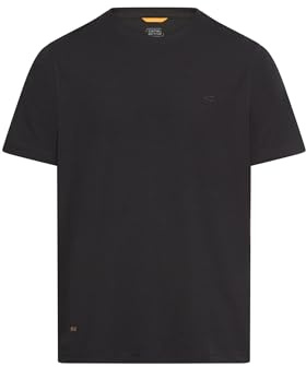 camel active Herren T-Shirt mit Quick Dry Funktion Schwarz, Menswear-L