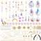Viicoor Crystal Suncatchers DIY Kit 200 Pieces, Sun Catchers Arts and Crafts for Adults, DIY Prism Making, Interior Window Accessories
