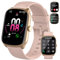 AOSRAU Smart Watch for Women Men Answer/Make Calls, 1.95 HD Touch Screen Fitness Watch with Heart Rate/Sleep Monitor/Step Counter, 110+ Sports Fitness Trackers, IP68 Waterproof Smartwatch, Pink