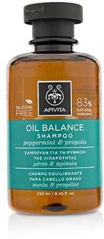Apivita Oil Balance Shampoo with Peppermint & Propolis 250ml