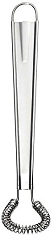 Best Utensils Stainless Steel Mini Egg Whisk Beater Handheld Milk Frother Foamer Foaming Creamy Coffee Mixer Spring Sauce Blender Kitchen Accessories, Pack of 2