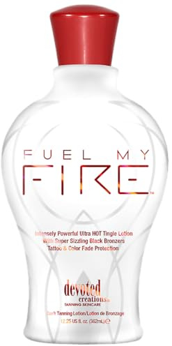 Devoted Creations Fuel My Fire Ultra Hot Tingle Lotion with Sizzling Black Bronzers 362ml