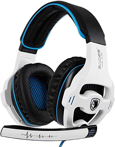 Sades SA810 Xbox One PS4 stereo cuffie da gioco con microfono e cancellazione del rumore e controllo del volume per New Xbox One/PC/MAC/PS4/tavolo/Phone