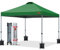 MasterCanopy Durable Ez Pop-up Gazebo Tent with Roller Bag(2.5x2.5M,Forest Green)