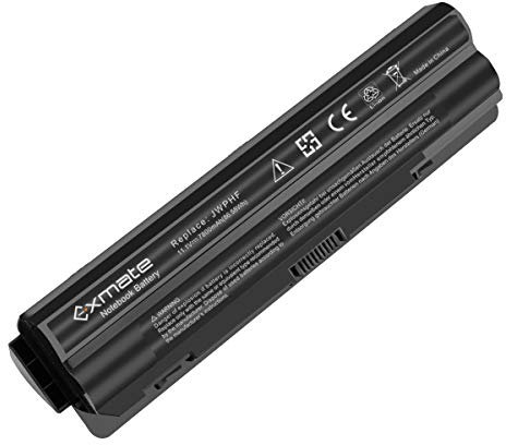 Exmate 11.1V 7800mAh Laptop-Akku JWPHF W3Y7C für R795X 08PGNG 0R4CN5 312-1123 312-1127 451-11599 453-10186 0J70W7 P11F WHXY3,Dell XPS 14 15 17 L401X L501X L701X L702X