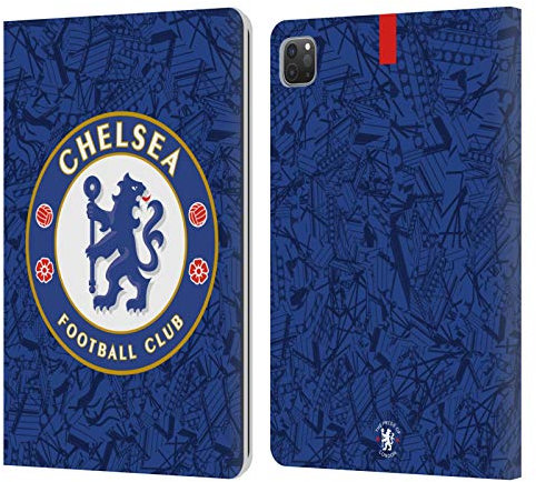 Head Case Designs Licenciado Oficialmente Chelsea Football Club Casa Kit 2019/20 Carcasa de Cuero Tipo Libro Compatible con Apple iPad Pro 11 2020/2021 / 2022