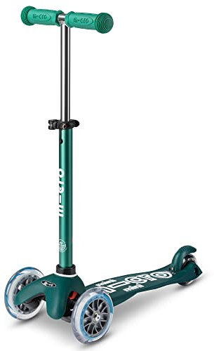 Mini Micro Deluxe ECO Kinderroller Grün, Das Original, Jungs und Mädchen Scooter 2-5 Jahre