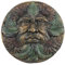 Ebros Bronzed Blooming Floral Foliage Celtic Greenman Wall Decor Tree Spirit Pan Small Round Hanging Plaque As Home Decorative Sculpture Housewarming Idea (Summer Season Sunflowers)