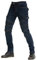 KAISUN Pantalones deportivos para moto, con protectores en las rodillas y las caderas, elásticos, ajustados, vaqueros, resistentes al viento, transpirables (azul, L)