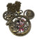 Mickey Mouse Disney Steampunk Vintage Style Pocket Watch with Chain