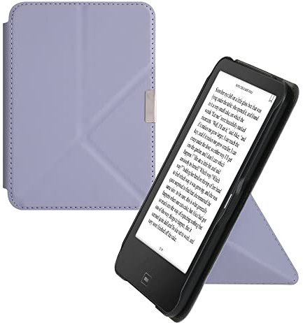 kwmobile Hülle kompatibel mit Tolino Vision 1/2 / 3/4 HD Hülle - Kunstleder Case - eReader Schutzhülle - Cover Lavendel