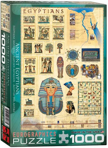 empireposter Antikes Ägypten - 1000 Teile Puzzle im Format 68x48 cm + Deluxe 3er Set Puzzle Zubehör